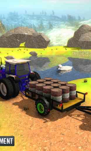 Cargo Tractor Trolley Simulator Farming Game 2019 1