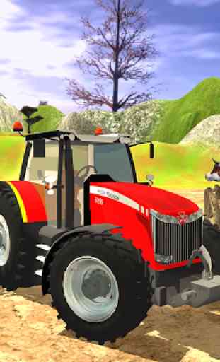 Cargo Tractor Trolley Simulator Farming Game 2019 3