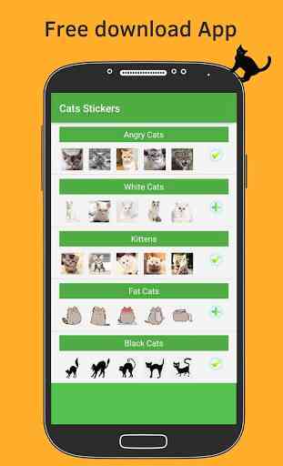 Cat Stickers For Chat - New WAStickerApps 1