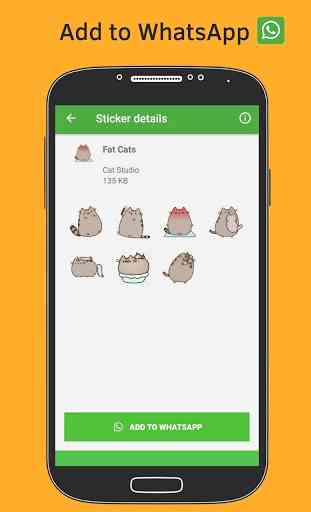 Cat Stickers For Chat - New WAStickerApps 3