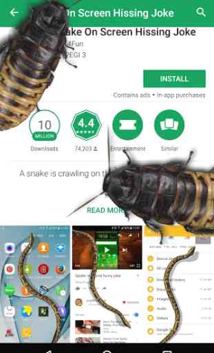 Cockroaches in Phone Ugly Joke 2