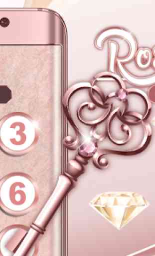 Cute Rose Gold Diary App 3