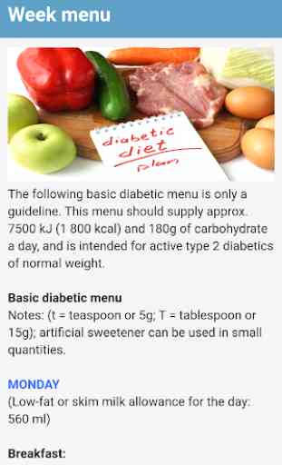 Diabetic diet 1