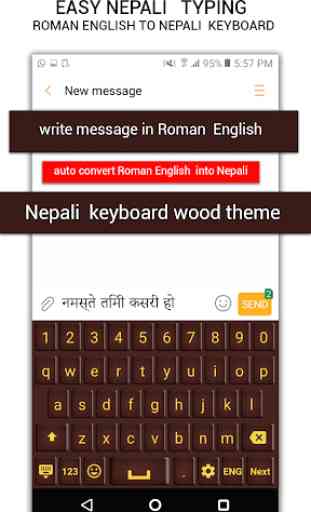 Easy Nepali Typing - English to Nepali Keyboard 3