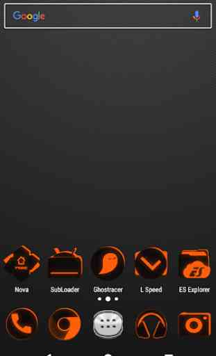 Flat Black and Orange Icon Pack ✨Free✨ 1