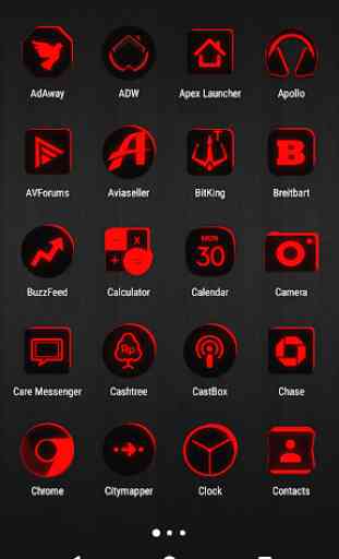Flat Black and Red Icon Pack ✨Free✨ 2