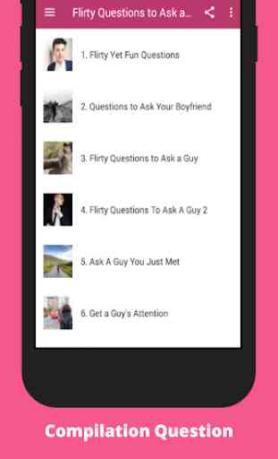 Flirty Questions to Ask a Guy 1