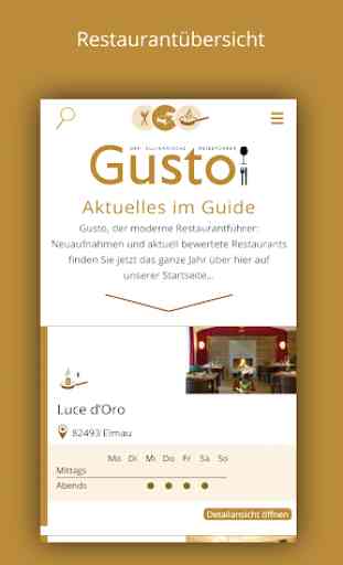 Gusto - Der kulinarische Reiseführer 1