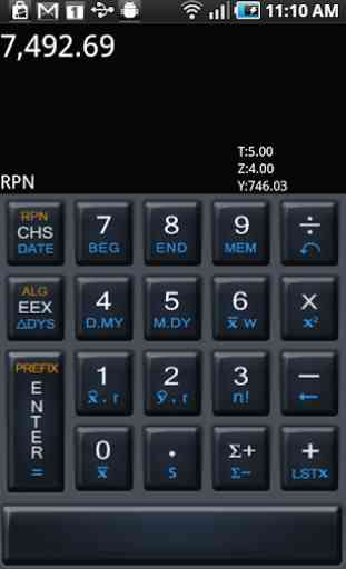 HD Financial Calculator Silver 2
