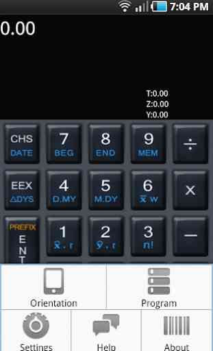 HD Financial Calculator Silver 4
