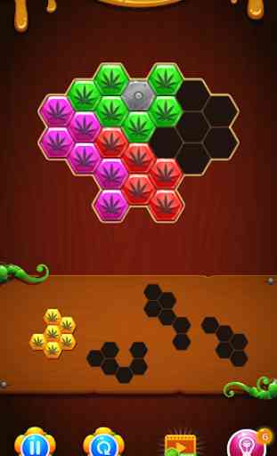 Hexa Block Puzzle Hexagon Weed Game 3