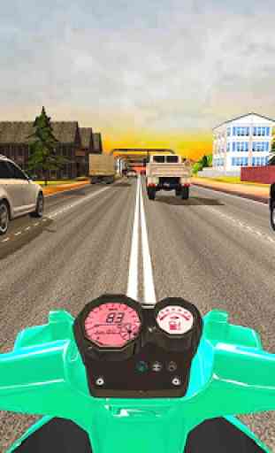 Highway Traffic Rider - 3D Bike Racing 4