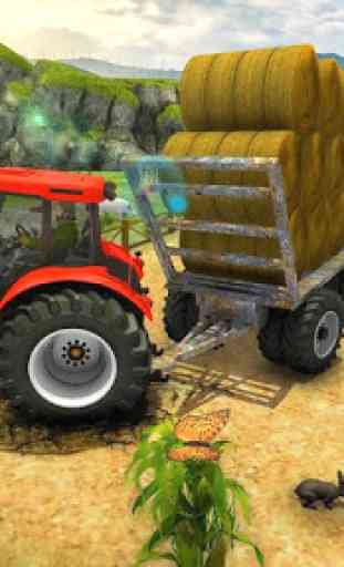 Hill Cargo Tractor Trolley Simulator Farming Game 2