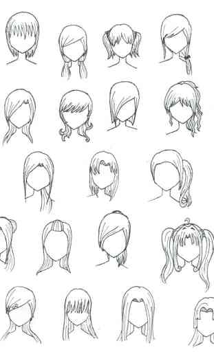 how to draw cool anime girl 3