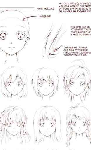 how to draw cool anime girl 4
