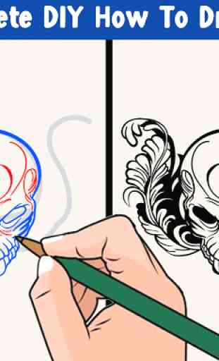How To Draw Skull Tattoos 3
