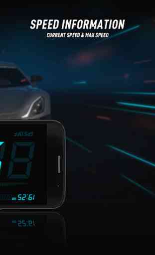 HUD Speedometer to Monitor Speed and Mileage 2