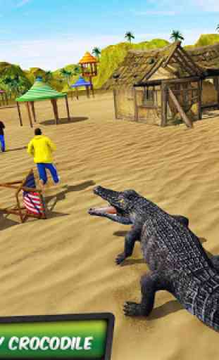 Hungry Crocodile Attack 3D: Crocodile Game 2019 1