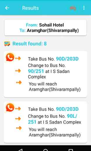 Hyderabad Transport - (RTC Bus Route) 2