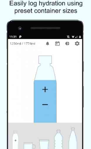Hydration Tracker - Water intake reminder and log 1