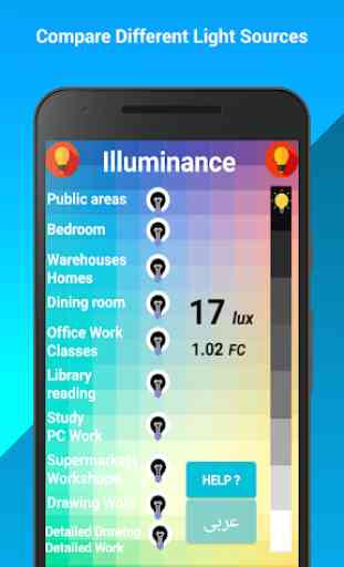 Illuminance: light lux meter 4