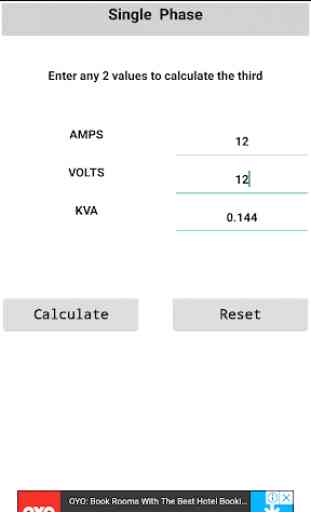 KVA/Hp/Kw  Calculator and Converter 4