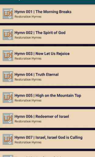 LDS Hymns Tunes (choir backup offline) 2