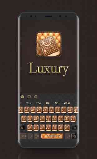 Luxury Bag LV Keyboard Theme 1