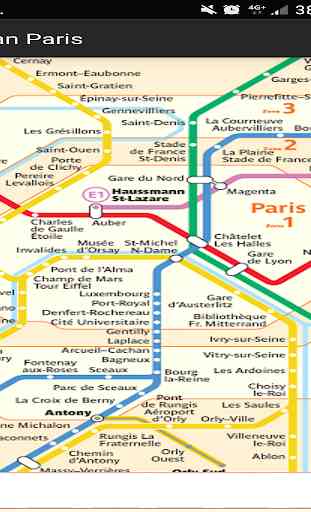 Map transport of Paris 1