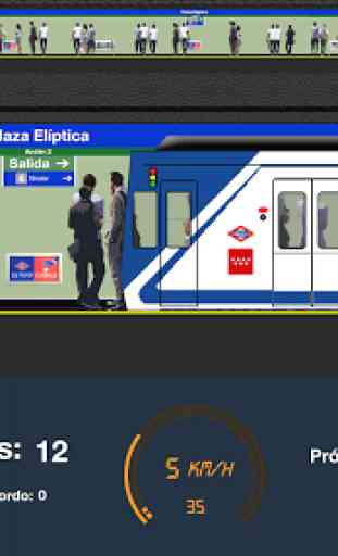Metro Madrid 2D Simulator 2