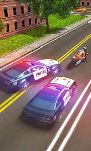 Motorbike Escape Police Chase: Moto VS Cops Car 3