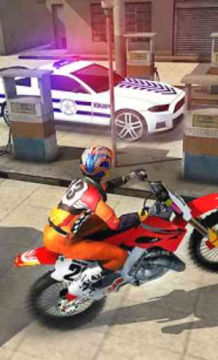 Motorbike Escape Police Chase: Moto VS Cops Car 4