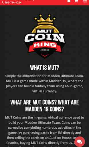 Mut Coin King - Madden Ultimate Team 3