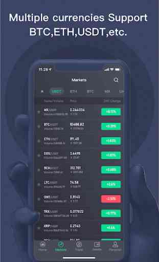 MXC – BTC Trading Platform 2