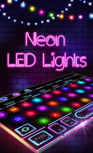 Neon LED Lights Keyboard 1