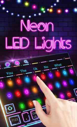 Neon LED Lights Keyboard 2