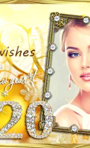 New Year 2020 Photo Frames Greeting Wishes 2
