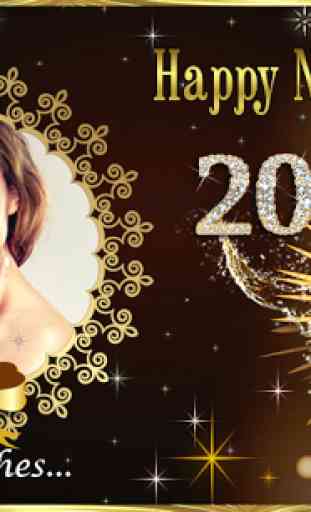 New Year 2020 Photo Frames Greeting Wishes 3