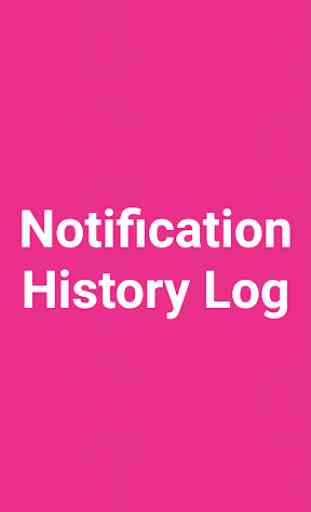 Notification History Log 1