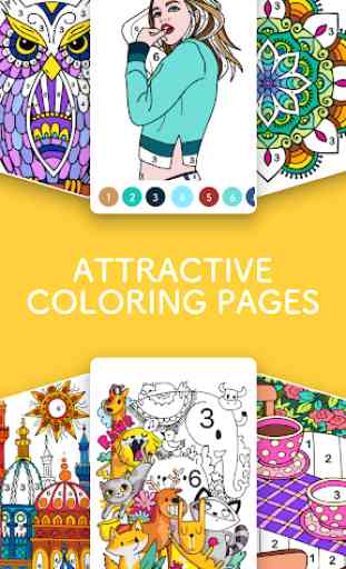 Paint.ly Color by Number - Fun Coloring Art Book 3