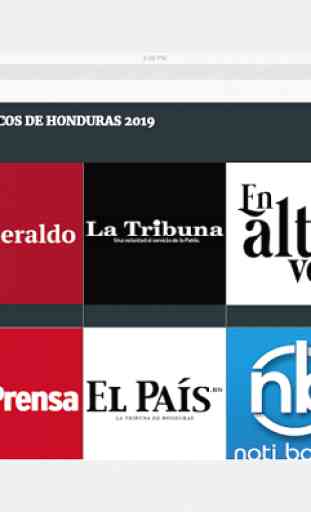 Periódicos de Honduras 2019 4