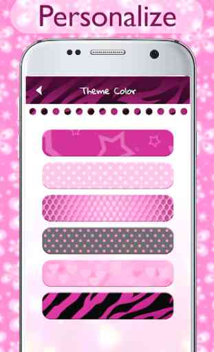 Pink Diary with Lock Password for Girls 3
