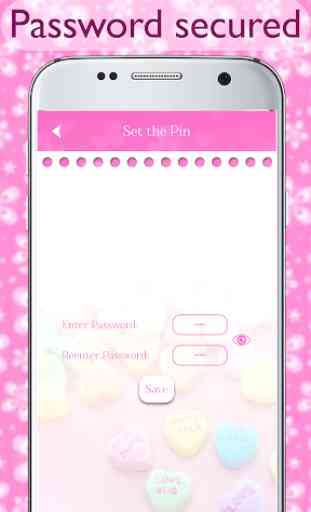 Pink Diary with Lock Password for Girls 4