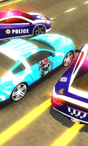 Police Car vs Gangster Escape 2