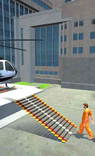 Police Heli Prisoner Transport: Flight Simulator 2