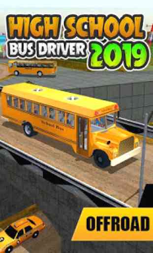 Real High School Bus Driver: Offroad Bus Driving 1