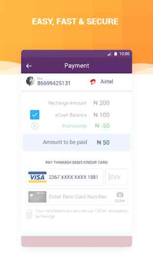 Recharge, Bill Payment, Wallet 3
