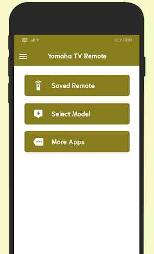Remote For Yamaha TV 2