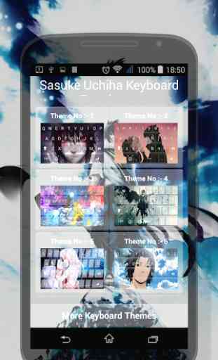 Sasuke Keyboard Theme 3