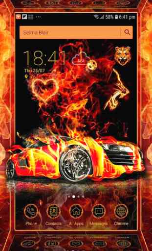 Speedy Sports Car Launcher Theme Live Wallpapers 1